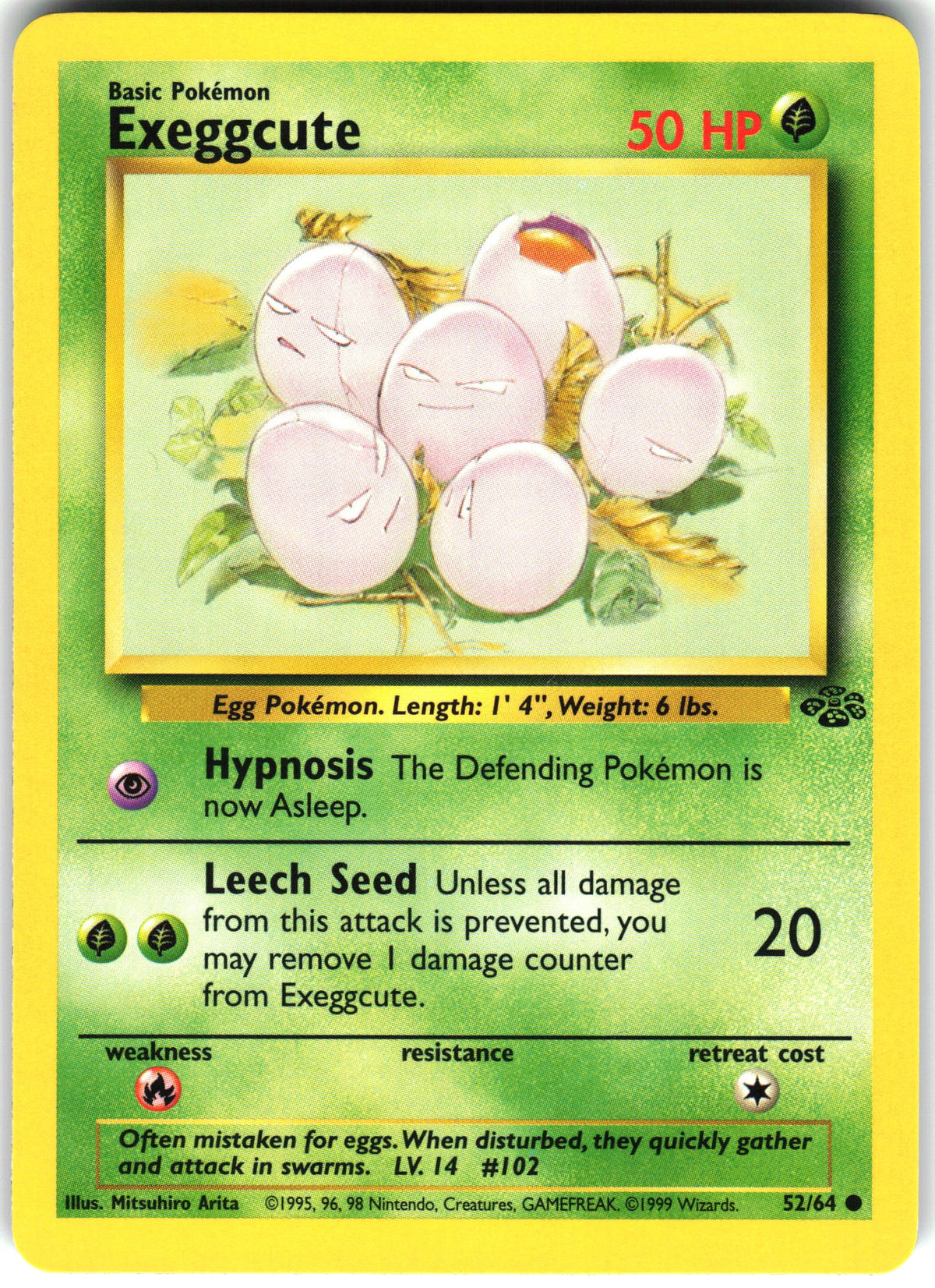 Exeggcute #52 NM