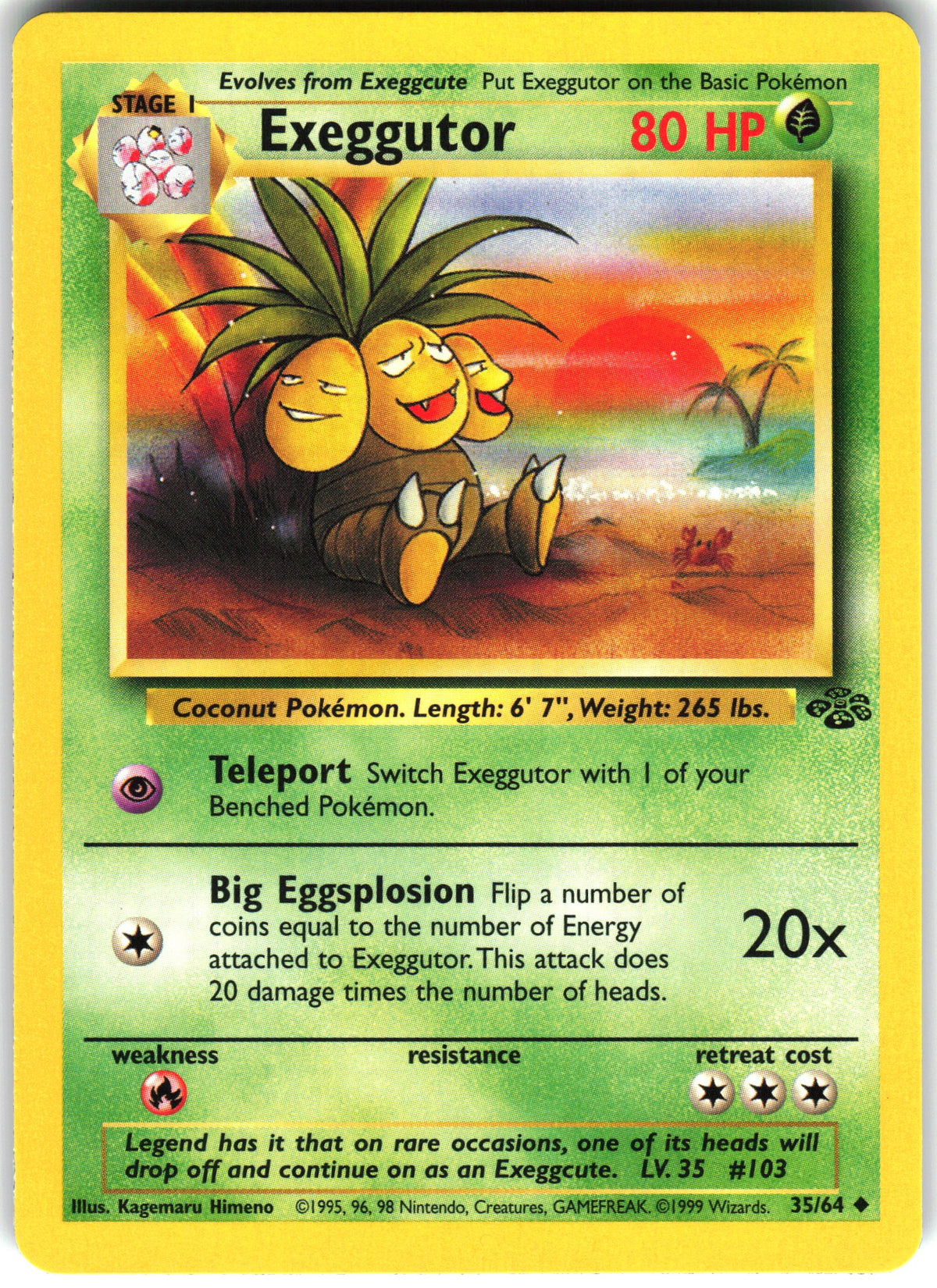 Exeggutor #35 NM