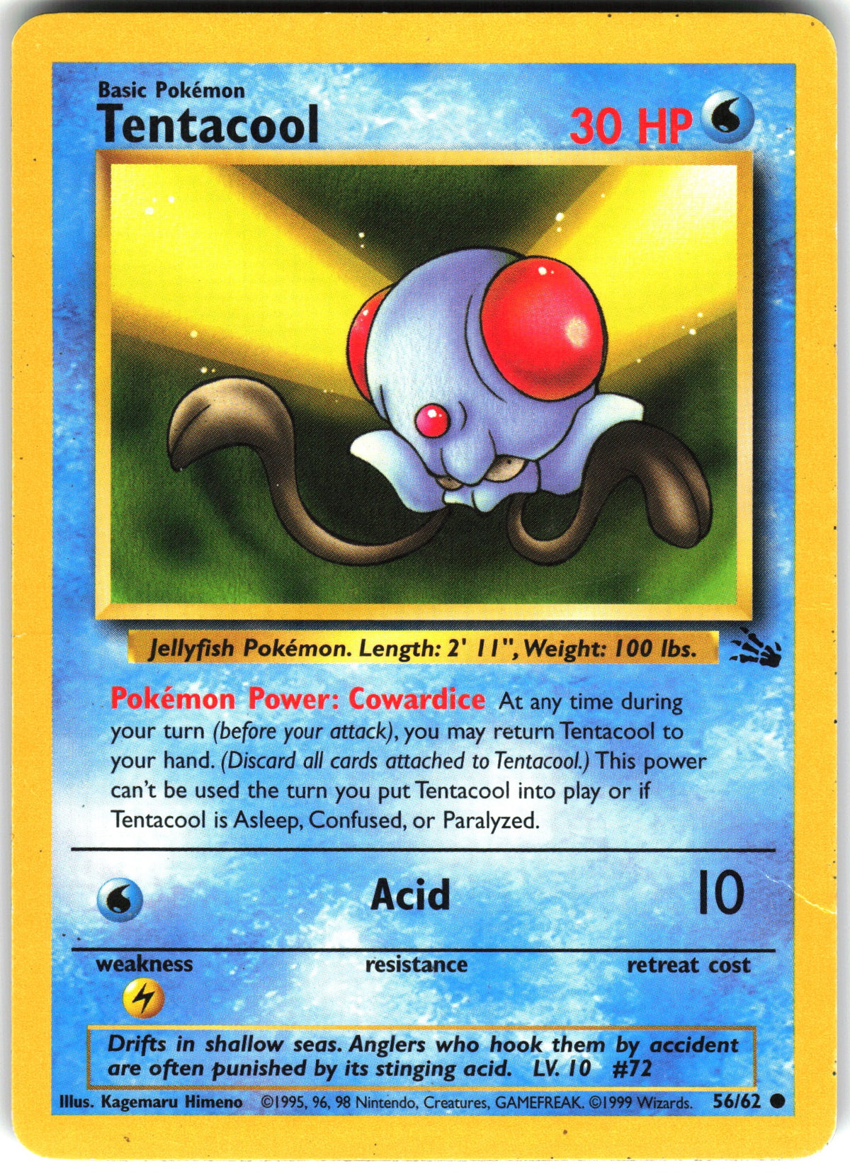 Tentacool #56 NM