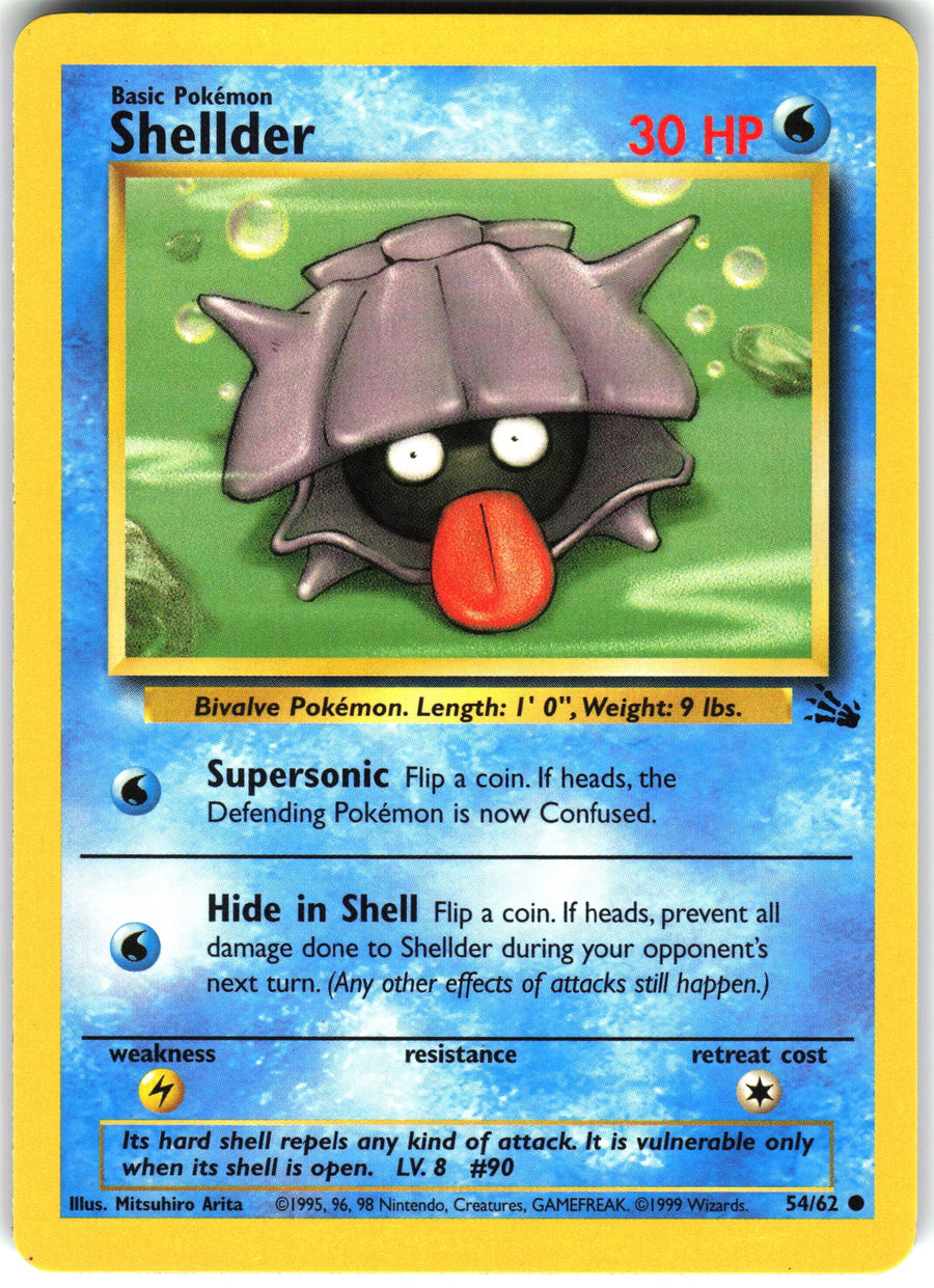 Shellder #54/62 Non-Foil