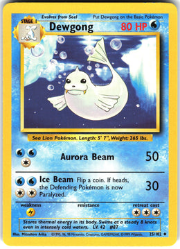 Dewgong #25 NM