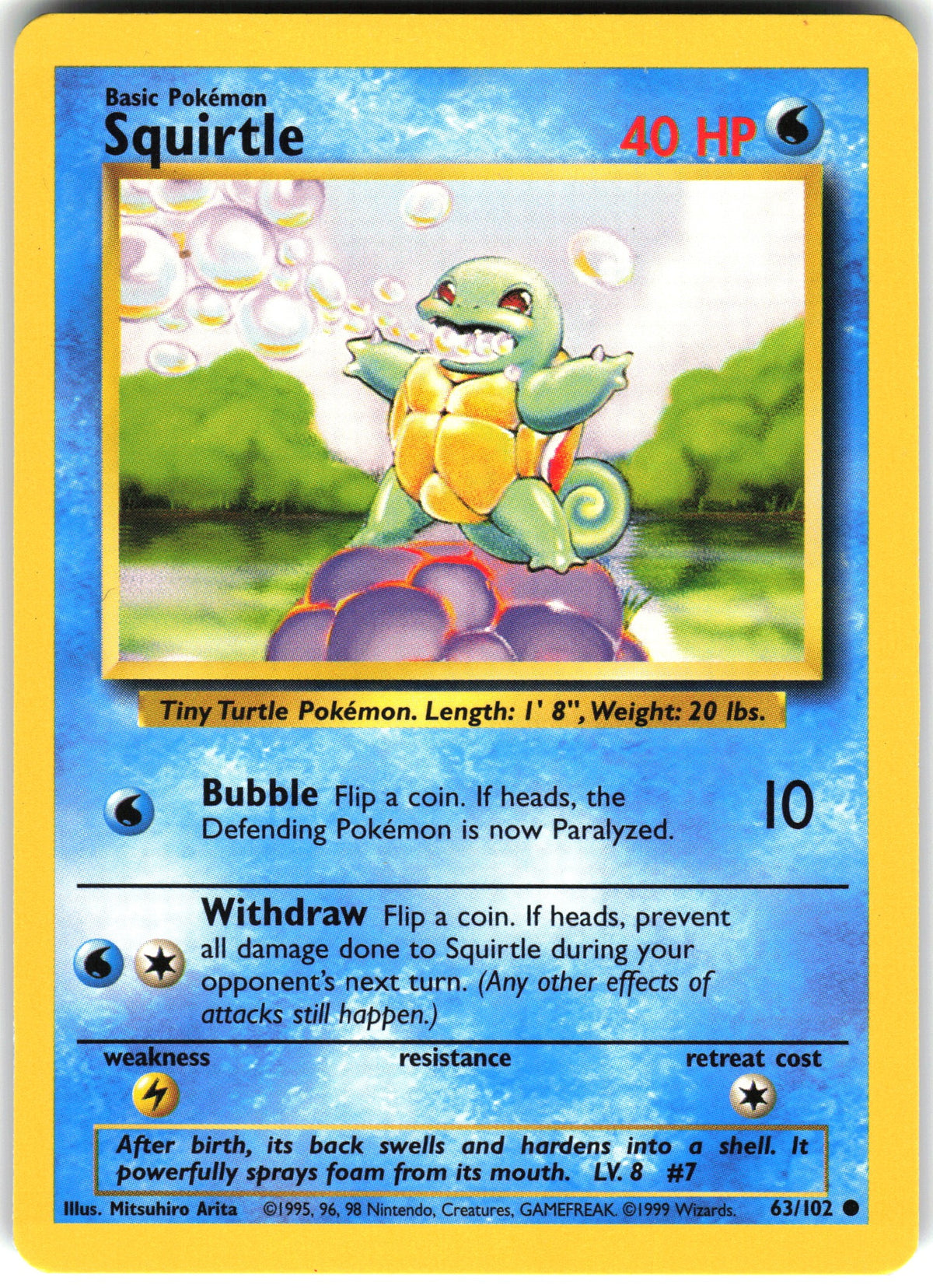 Squirtle #63 NM