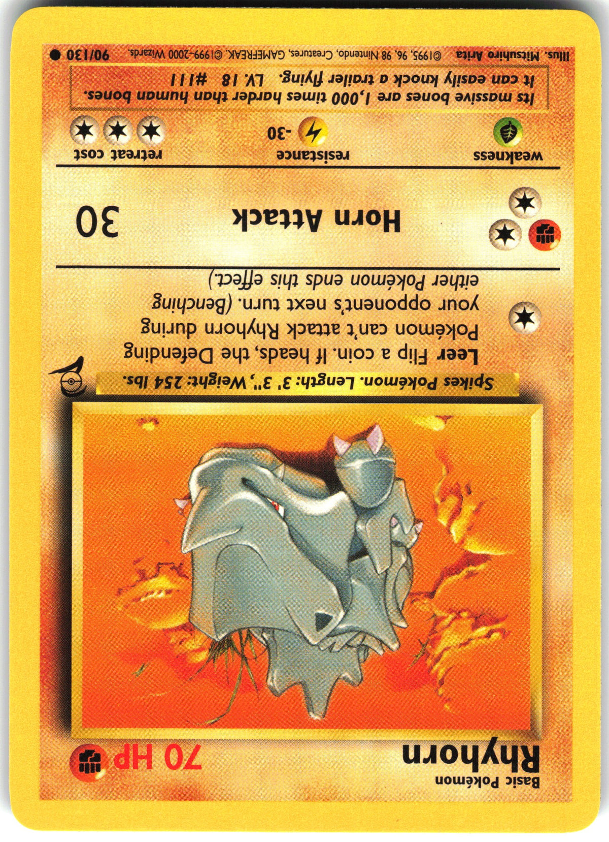 Rhyhorn #90 NM