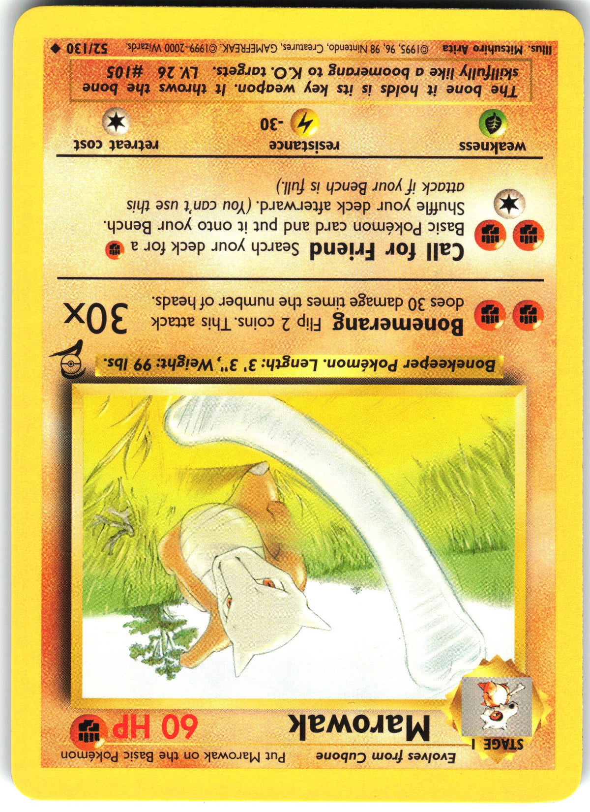 Marowak #52 NM