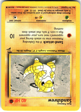 Sandshrew #91 NM
