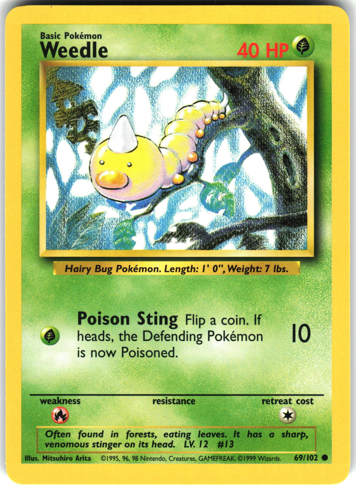 Weedle #69 NM