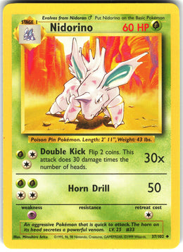 Nidorino #37 NM