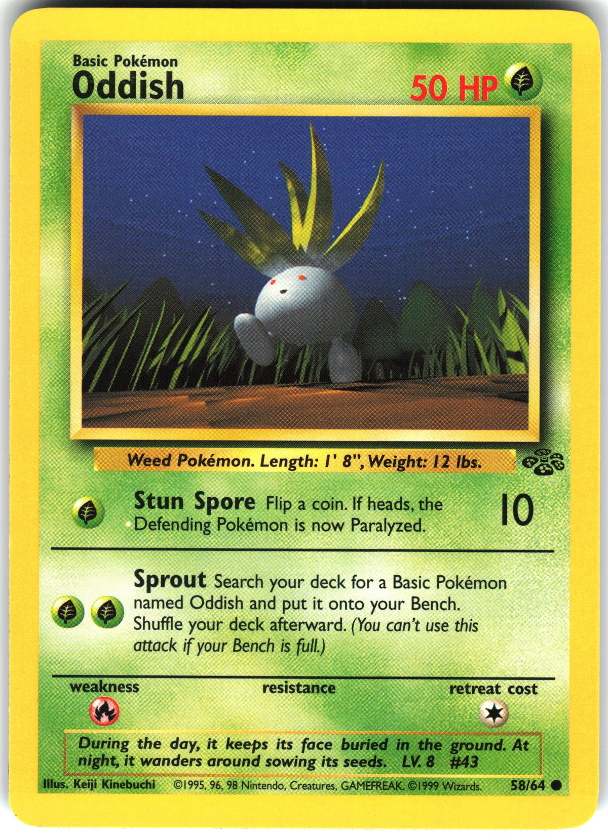 Oddish #58 NM