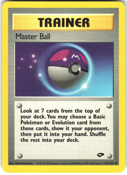 Master Ball #116 NM