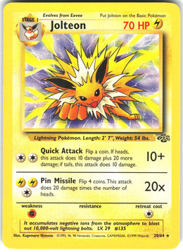 Jolteon #20 NM