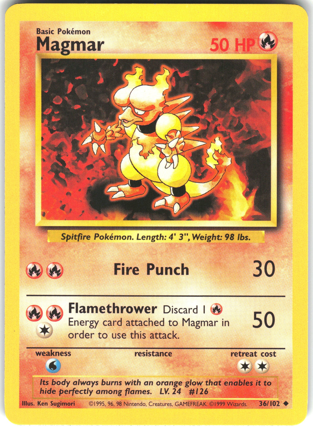 Magmar #36 NM
