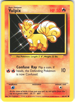 Vulpix #68 NM