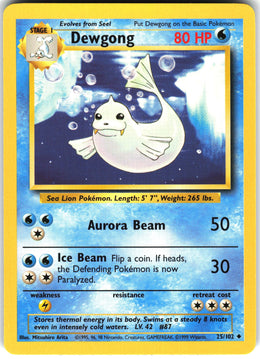 Dewgong #25 NM