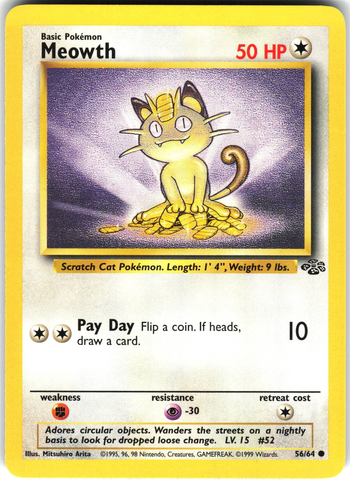 Meowth #56 NM