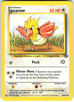 Spearow #62 NM