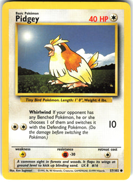 Pidgey #57 NM