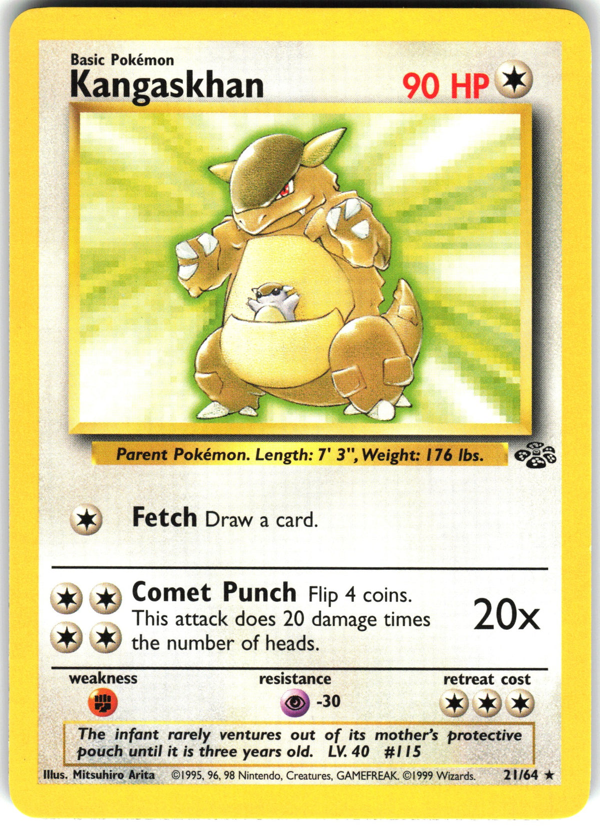 Kangaskhan #21 NM