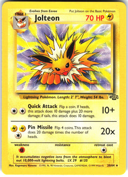 Jolteon #20 NM