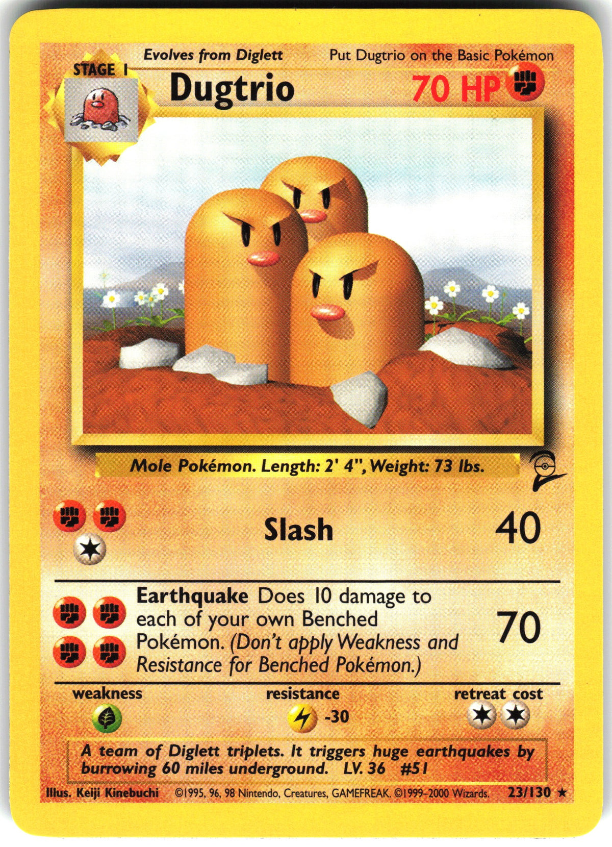 Dugtrio #23 NM
