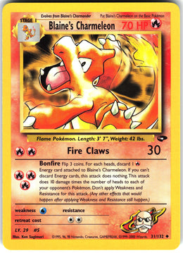 Blaine's Charmeleon #31 NM