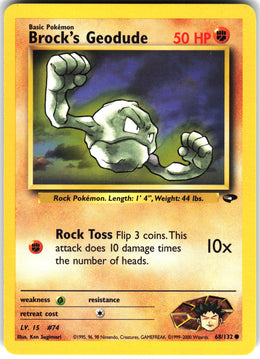 Brock's Geodude #68 NM