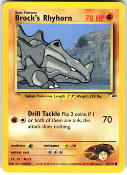Brock's Rhyhorn #70 NM