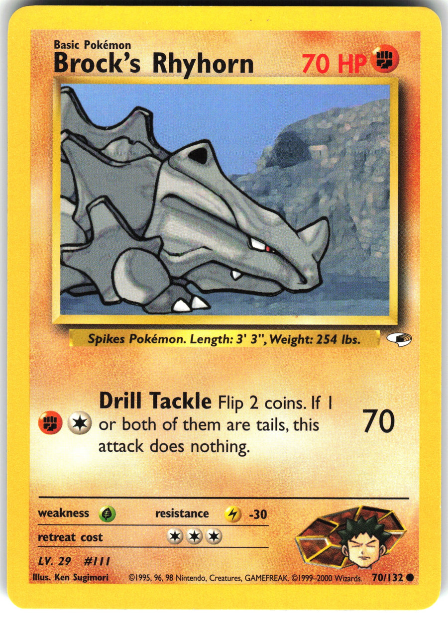 Brock's Rhyhorn #70/132 Non-Foil