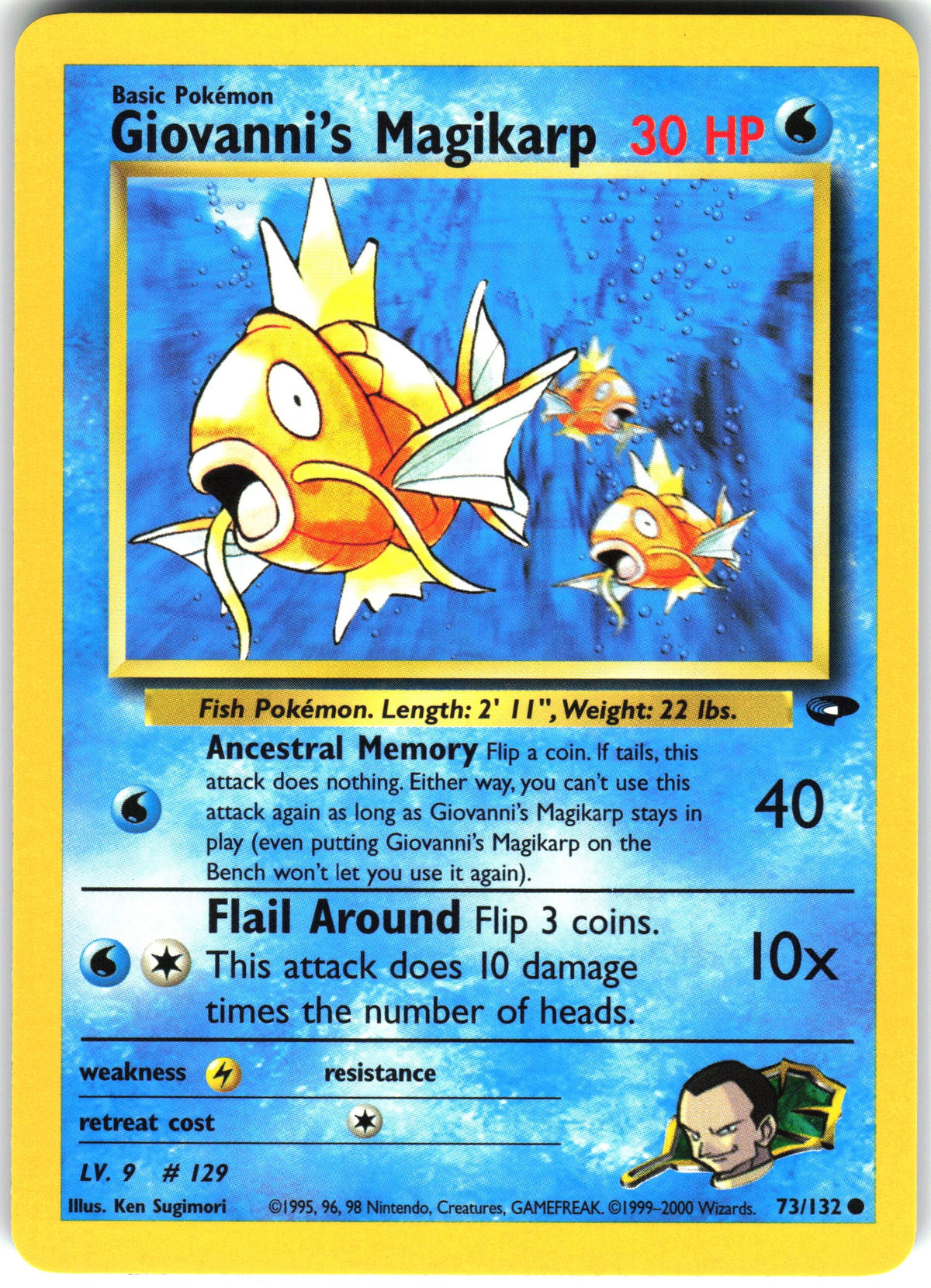 Giovanni's Magikarp #73 NM