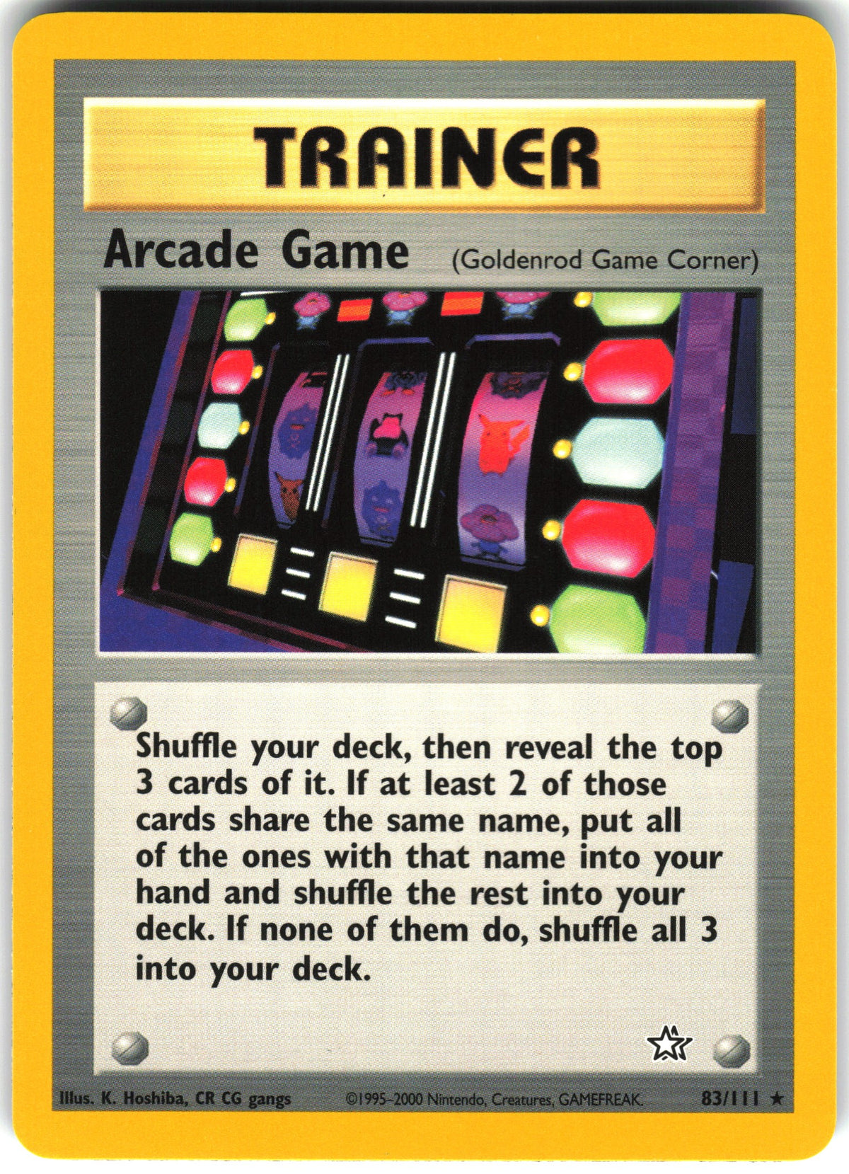 Arcade Game #83 NM