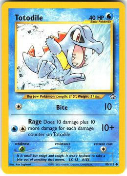 Totodile #80 NM