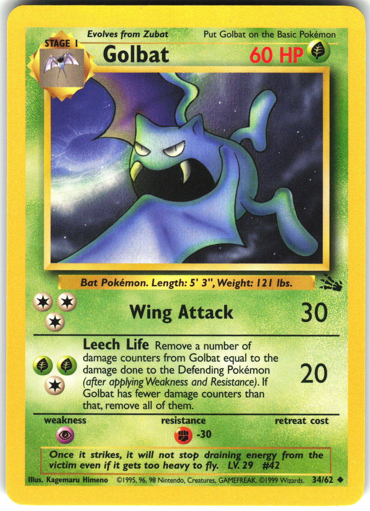 Golbat #34 NM