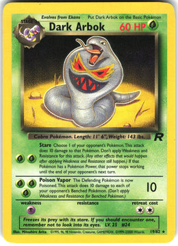 Dark Arbok #19 NM