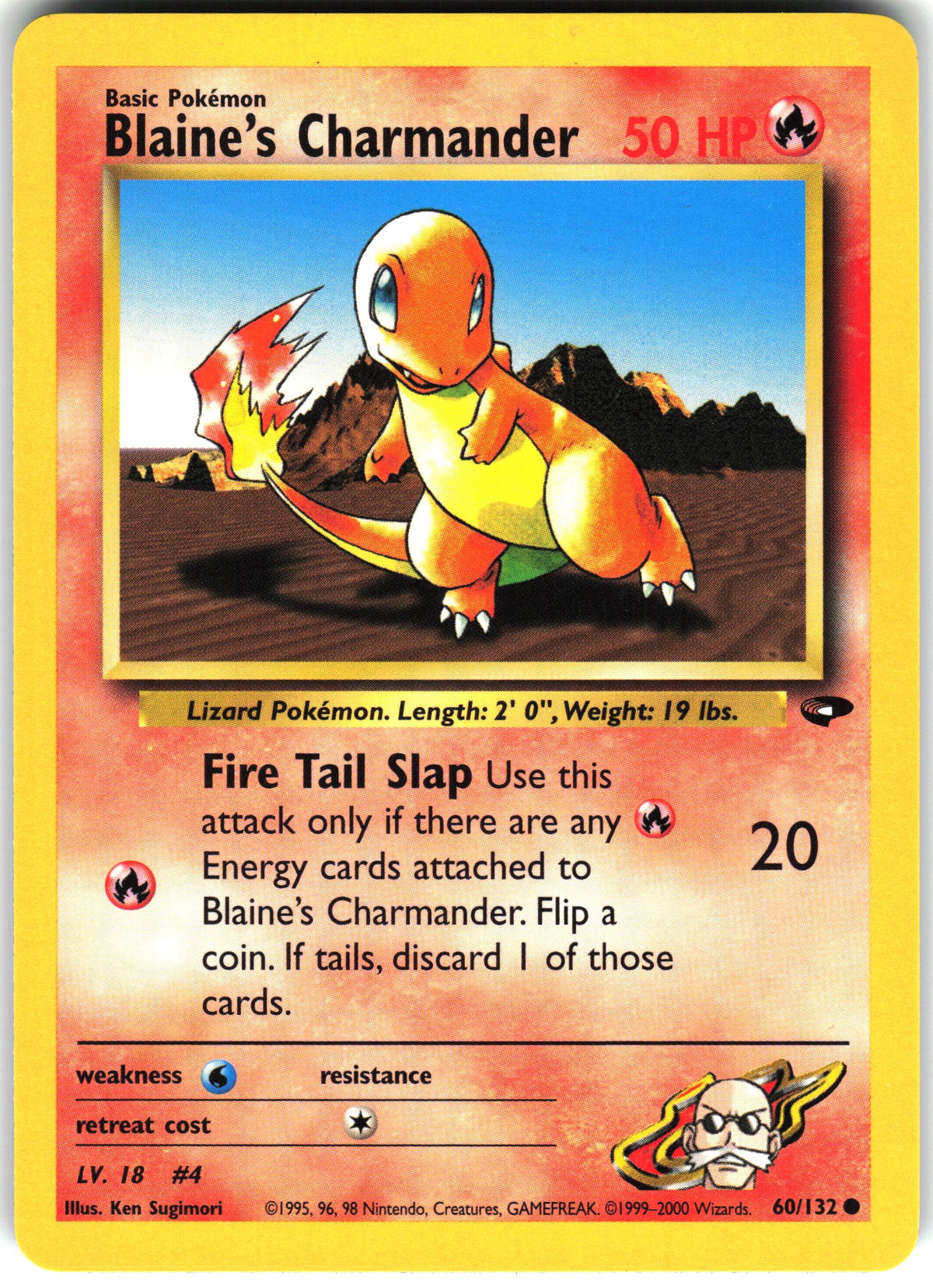 Blaine's Charmander #60 NM