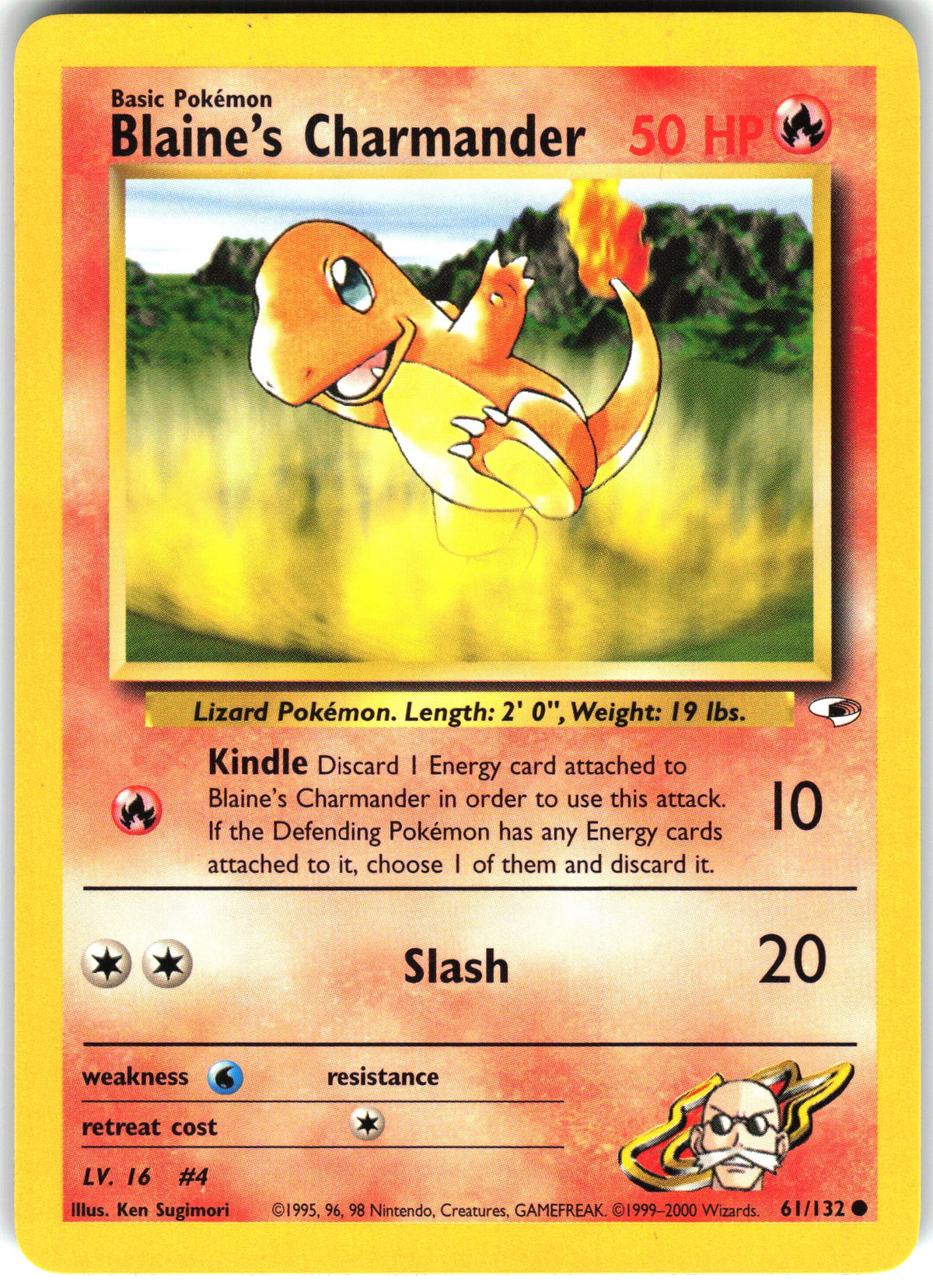 Blaine's Charmander #61 NM
