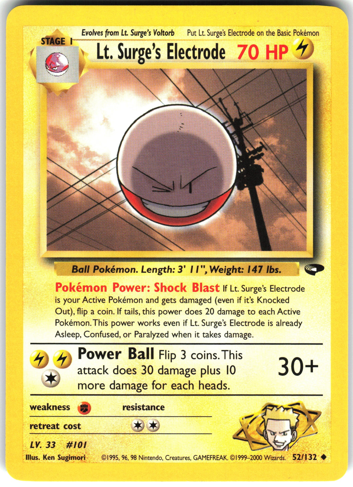 Lt. Surge's Electrode #52 NM