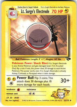 Lt. Surge's Electrode #52 NM