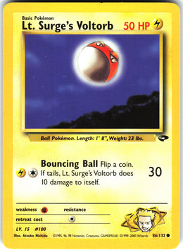 Lt. Surge's Voltorb #86 NM