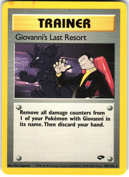 Giovanni's Last Resort #105 NM