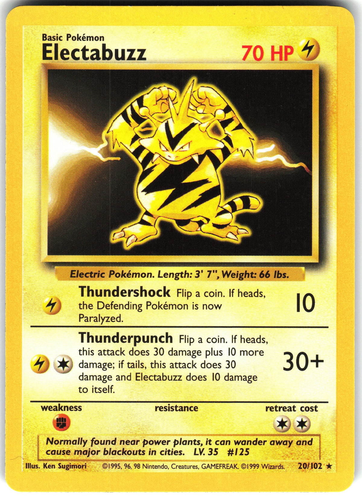 Electabuzz #20 NM
