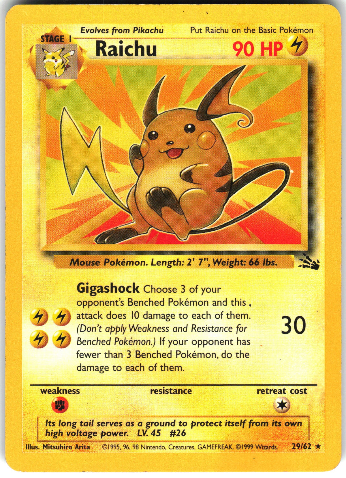 Raichu #29 NM