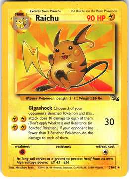Raichu #29 NM