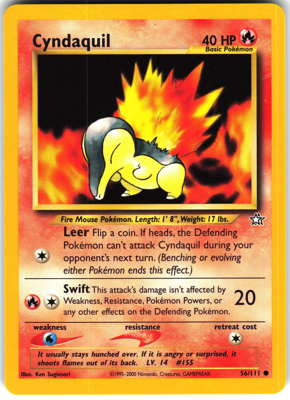 Cyndaquil #56 NM