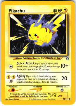 Pikachu #70 NM