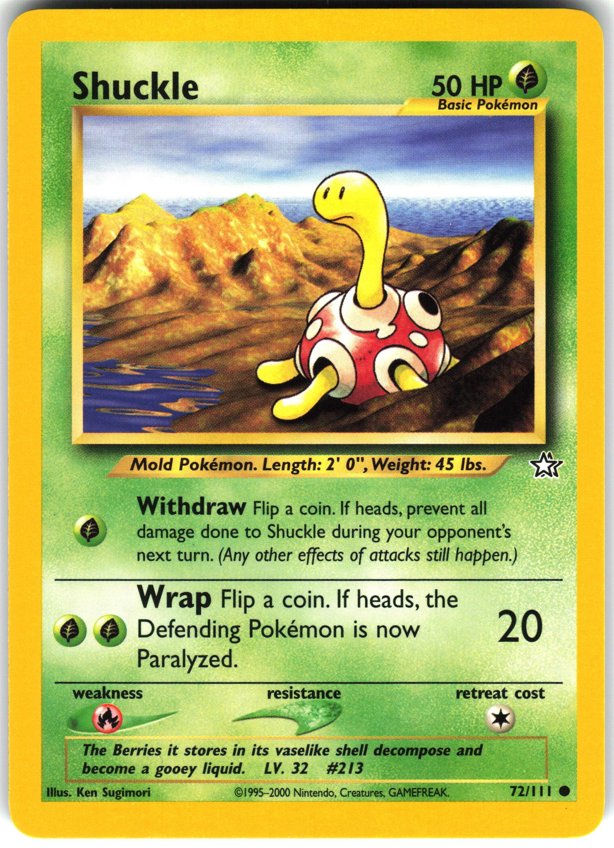 Shuckle #72 NM