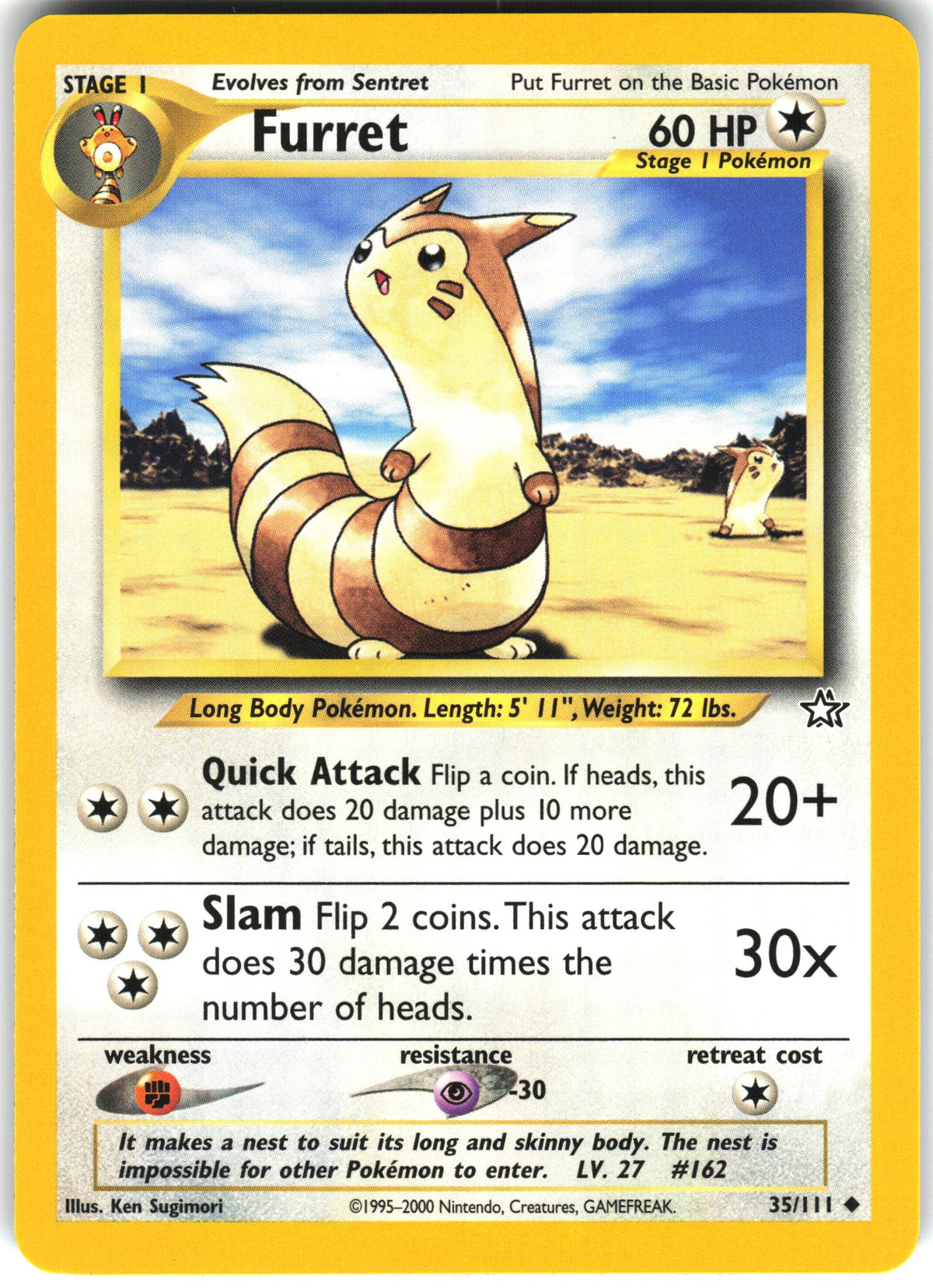 Furret #35 NM