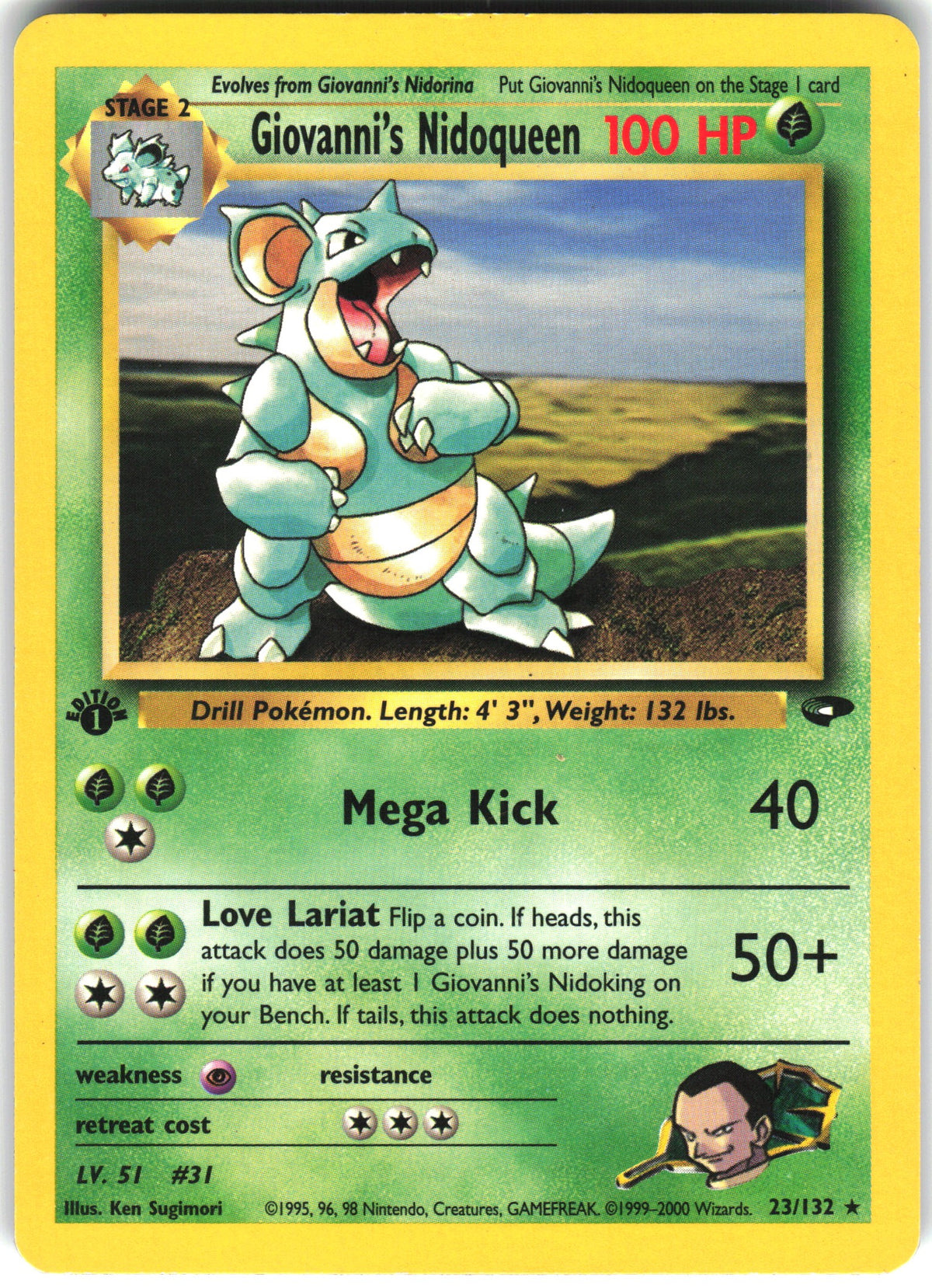 Giovanni's Nidoqueen #23 NM