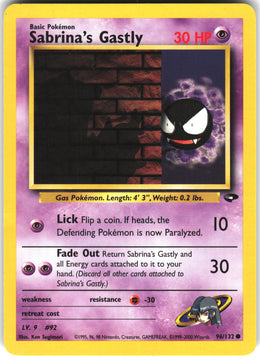 Sabrina's Gastly #96 NM