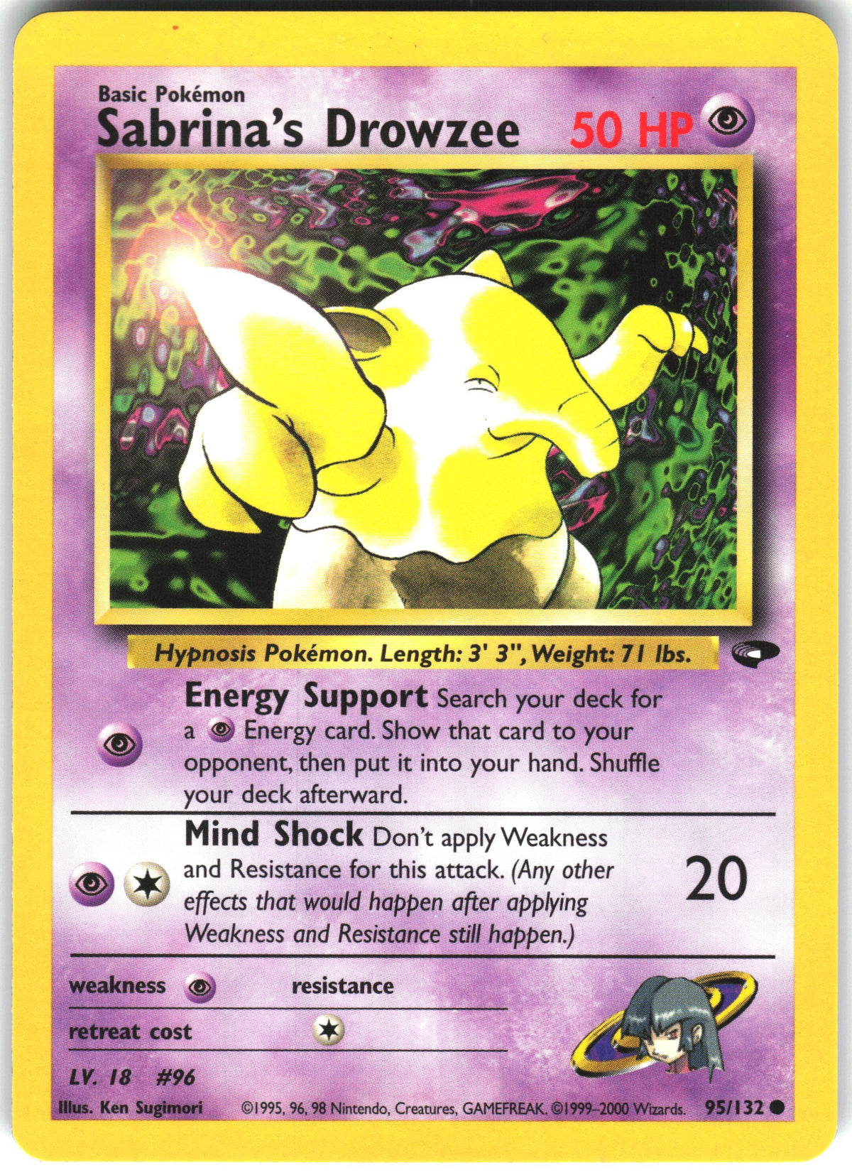 Sabrina's Drowzee #95 NM