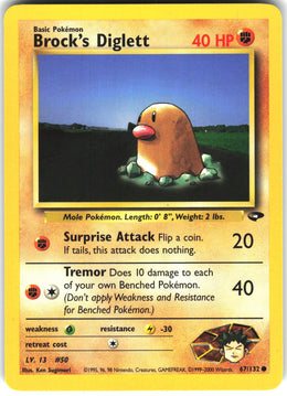 Brock's Diglett #67 NM