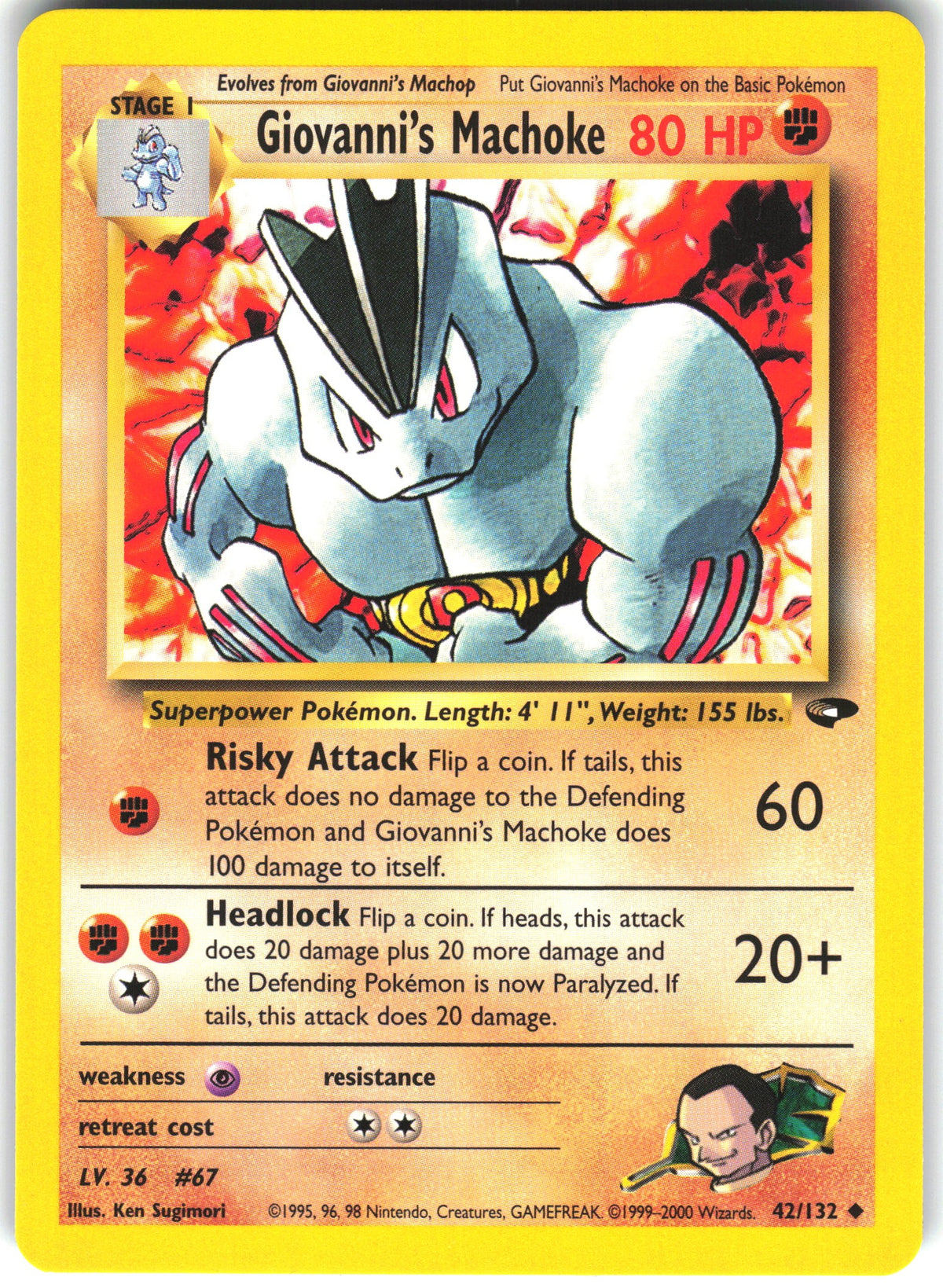 Giovanni's Machoke #42 NM